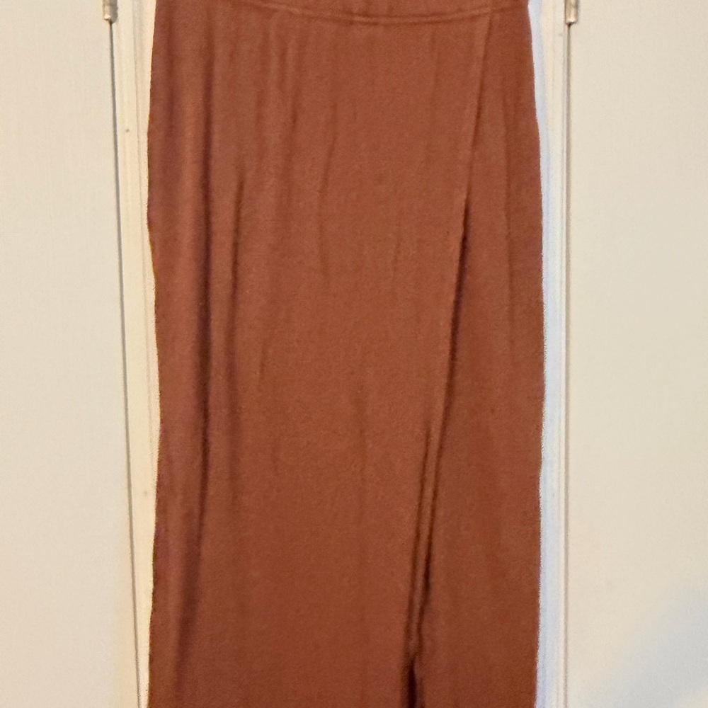 7 For All Mankind Women's Maxi Skirt in Rust Size Small
